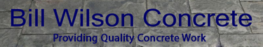 Bill Wilson Concrete, Logo